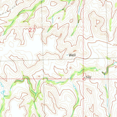 United States Geological Survey Otter Creek East, ND (1980, 24000-Scale) digital map