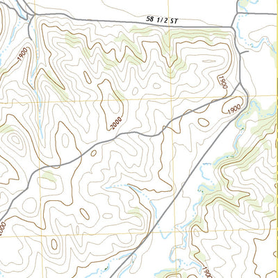 United States Geological Survey Otter Creek East, ND (2020, 24000-Scale) digital map