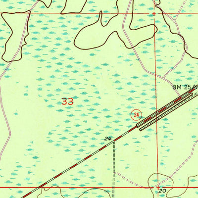 United States Geological Survey Otter Creek, FL (1954, 24000-Scale) digital map