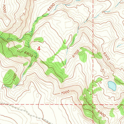 United States Geological Survey Otter Creek, WY (1960, 24000-Scale) digital map
