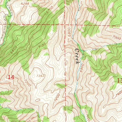 United States Geological Survey Otter Creek, WY (1960, 24000-Scale) digital map