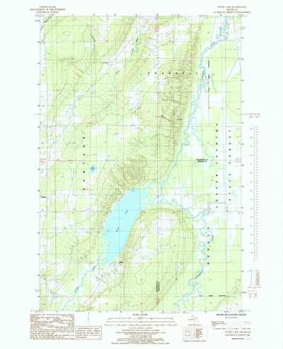 United States Geological Survey Otter Lake, MI (1985, 24000-Scale) digital map