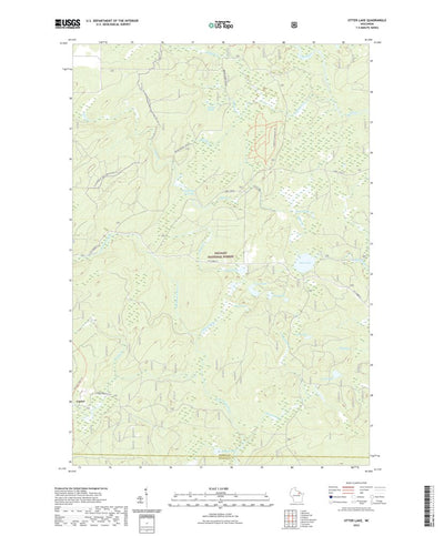 United States Geological Survey Otter Lake, WI (2022, 24000-Scale) digital map