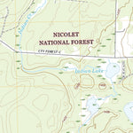 United States Geological Survey Otter Lake, WI (2022, 24000-Scale) digital map