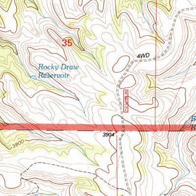 United States Geological Survey Otter, MT (1995, 24000-Scale) digital map