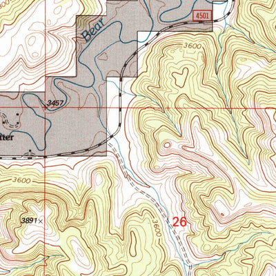 United States Geological Survey Otter, MT (1995, 24000-Scale) digital map