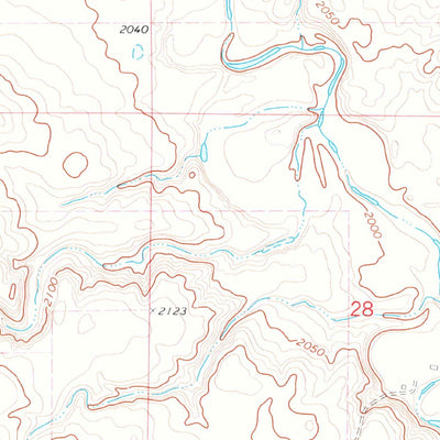 United States Geological Survey Otter Tail Creek, ND (1974, 24000-Scale) digital map