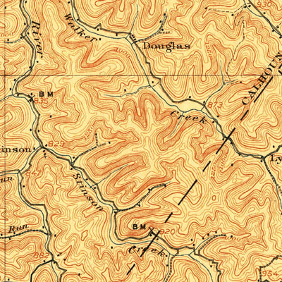 United States Geological Survey Otter, WV (1907, 62500-Scale) digital map