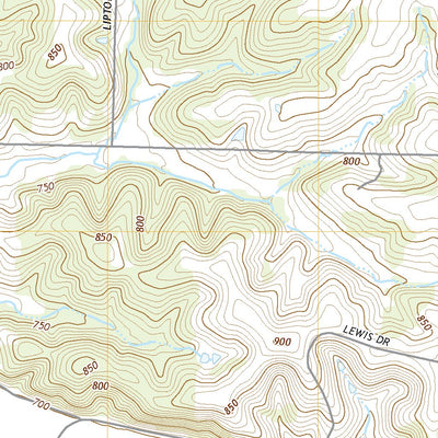 United States Geological Survey Otterville East, MO (2021, 24000-Scale) digital map