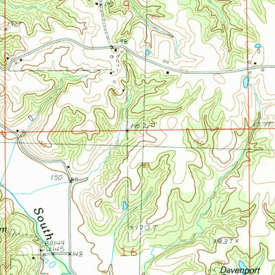 United States Geological Survey Otterville, IL (1983, 24000-Scale) digital map