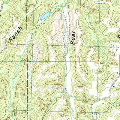 United States Geological Survey Otterville, IL (1983, 24000-Scale) digital map