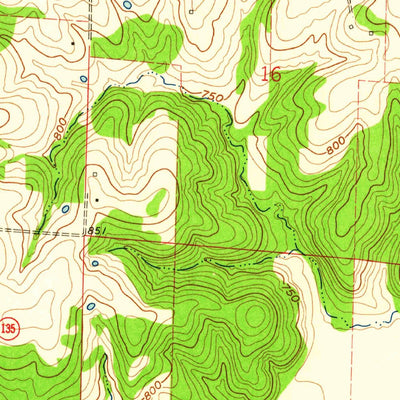 United States Geological Survey Otterville West, MO (1961, 24000-Scale) digital map
