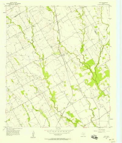 United States Geological Survey Otto, TX (1957, 24000-Scale) digital map