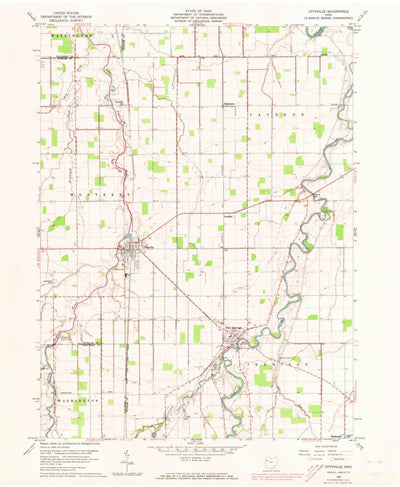 United States Geological Survey Ottoville, OH (1960, 24000-Scale) digital map
