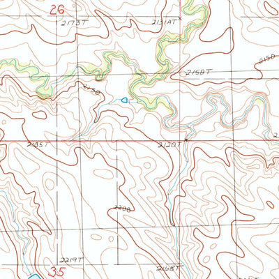 United States Geological Survey Ottumwa, SD (1983, 24000-Scale) digital map