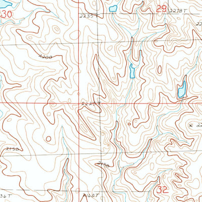 United States Geological Survey Ottumwa, SD (1983, 24000-Scale) digital map