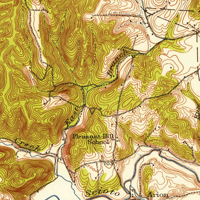 United States Geological Survey Otway, OH (1915, 62500-Scale) digital map