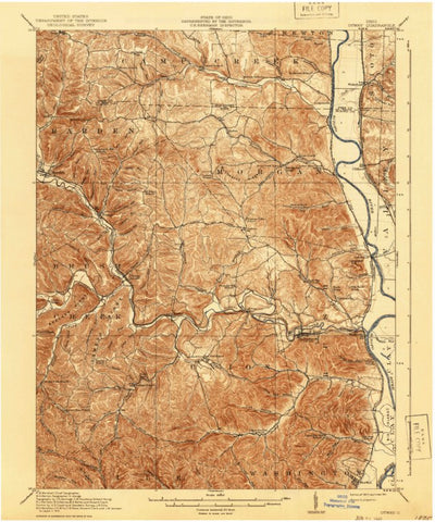 United States Geological Survey Otway, OH (1917, 62500-Scale) digital map