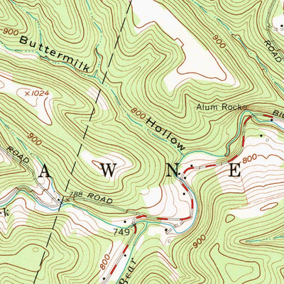 United States Geological Survey Otway, OH (1961, 24000-Scale) digital map