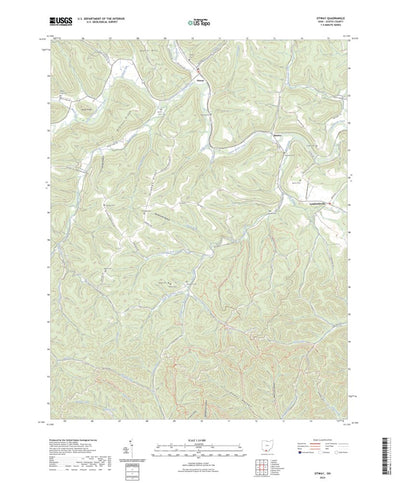 United States Geological Survey Otway, OH (2023, 24000-Scale) digital map