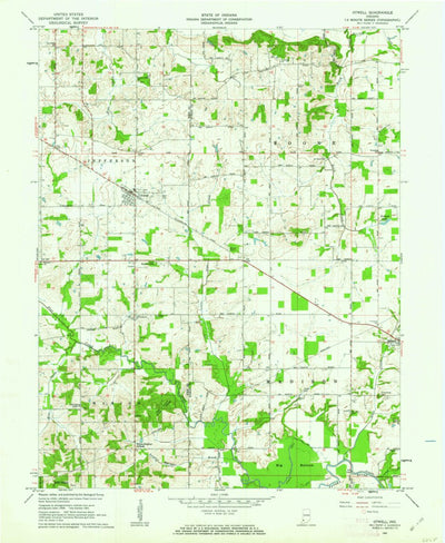 United States Geological Survey Otwell, IN (1961, 24000-Scale) digital map