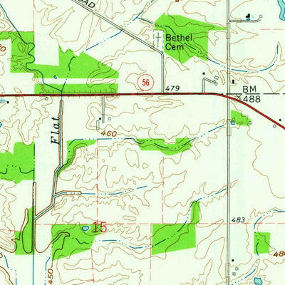 United States Geological Survey Otwell, IN (1961, 24000-Scale) digital map