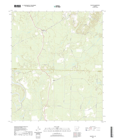 United States Geological Survey Ouachita, AR (2020, 24000-Scale) digital map