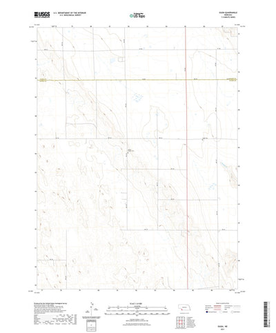 United States Geological Survey Ough, NE (2021, 24000-Scale) digital map