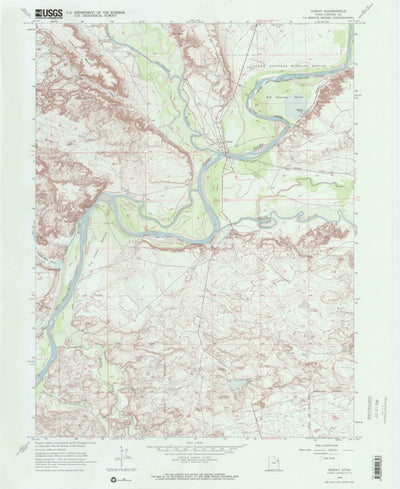 United States Geological Survey Ouray, UT (1964, 24000-Scale) digital map