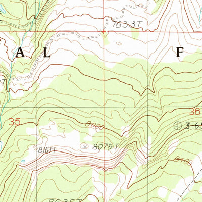 United States Geological Survey Ousel Falls, MT (1988, 24000-Scale) digital map