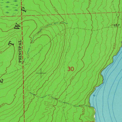 United States Geological Survey Outer Island, WI (1963, 24000-Scale) digital map