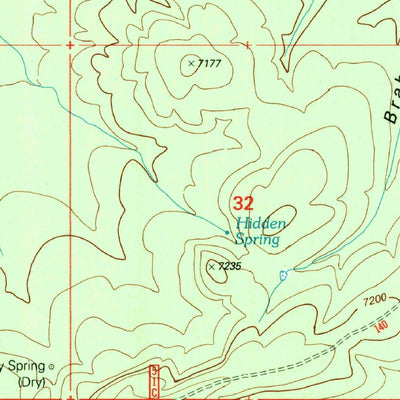United States Geological Survey Outlaw Draw, AZ (1998, 24000-Scale) digital map