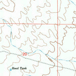 United States Geological Survey Outlaw Mountain, AZ (1958, 24000-Scale) digital map