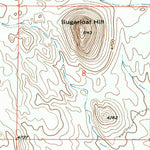 United States Geological Survey Outlaw Mountain, AZ (1958, 24000-Scale) digital map