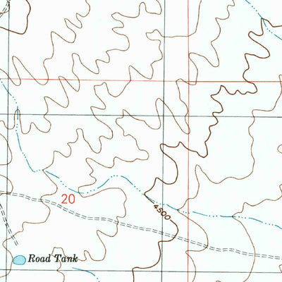 United States Geological Survey Outlaw Mountain, AZ (1996, 24000-Scale) digital map