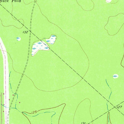 United States Geological Survey Outlaw Pond, TX (1959, 24000-Scale) digital map