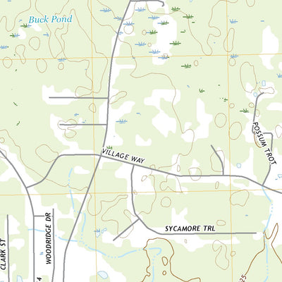United States Geological Survey Outlaw Pond, TX (2022, 24000-Scale) digital map