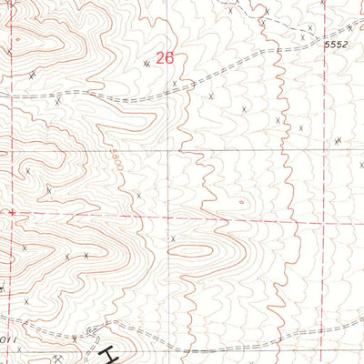United States Geological Survey Outlaw Springs NE, NV (1980, 24000-Scale) digital map