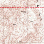 United States Geological Survey Outlaw Springs, NV (1980, 24000-Scale) digital map