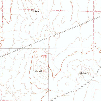 United States Geological Survey Outlaw Springs SE, NV (1980, 24000-Scale) digital map