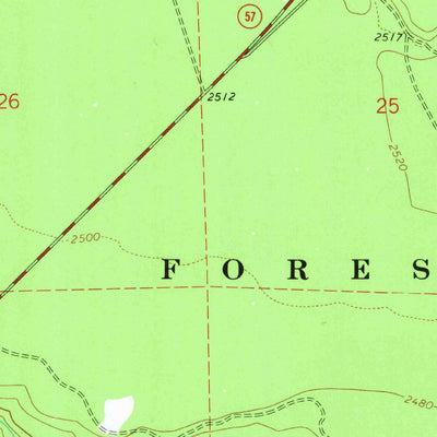 United States Geological Survey Outlet Bay, ID (1967, 24000-Scale) digital map