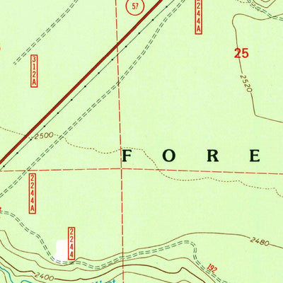 United States Geological Survey Outlet Bay, ID (1996, 24000-Scale) digital map