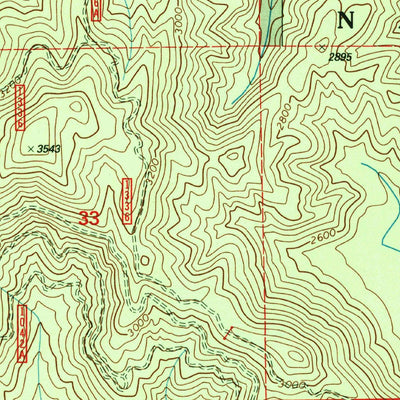 United States Geological Survey Outlet Bay, ID (1996, 24000-Scale) digital map