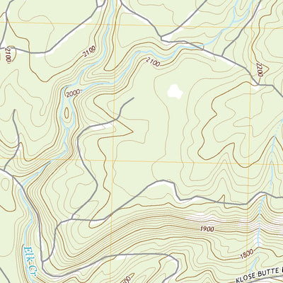 United States Geological Survey Outlet Falls, WA (2020, 24000-Scale) digital map