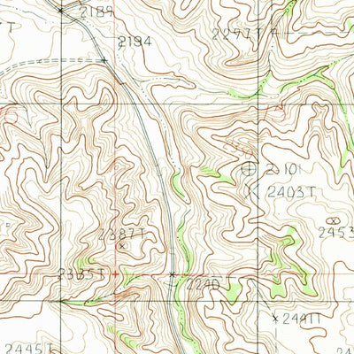 United States Geological Survey Outlook, MT (1983, 24000-Scale) digital map