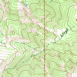 United States Geological Survey Ouzel Falls, WY (1967, 24000-Scale) digital map