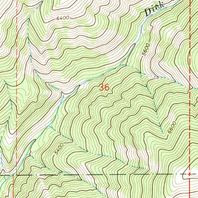 United States Geological Survey Ovando Mountain, MT (1968, 24000-Scale) digital map