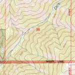 United States Geological Survey Ovando Mountain, MT (1999, 24000-Scale) digital map