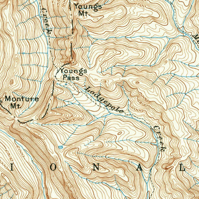 United States Geological Survey Ovando, MT (1902, 125000-Scale) digital map