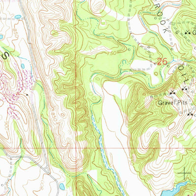 United States Geological Survey Overbrook, OK (1964, 24000-Scale) digital map